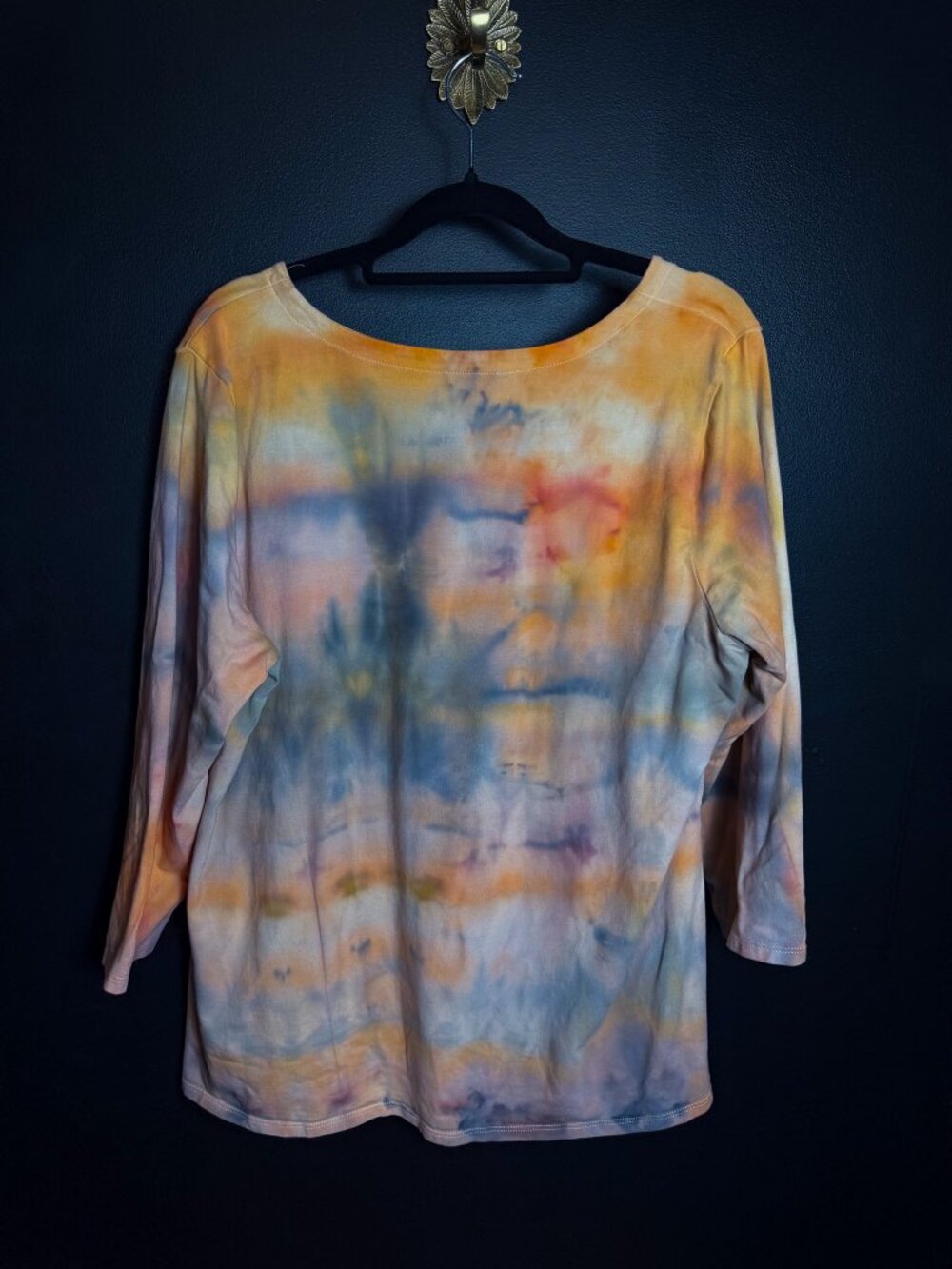 J.Jill Tie Dyed 3/4 Sleeve Top - Picture 5 of 7